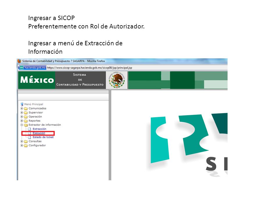Ingresar a SICOP Preferentemente con Rol de Autorizador.