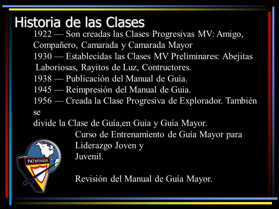 Historia de las Clases 1922 — Son creadas las Clases Progresivas MV: Amigo,