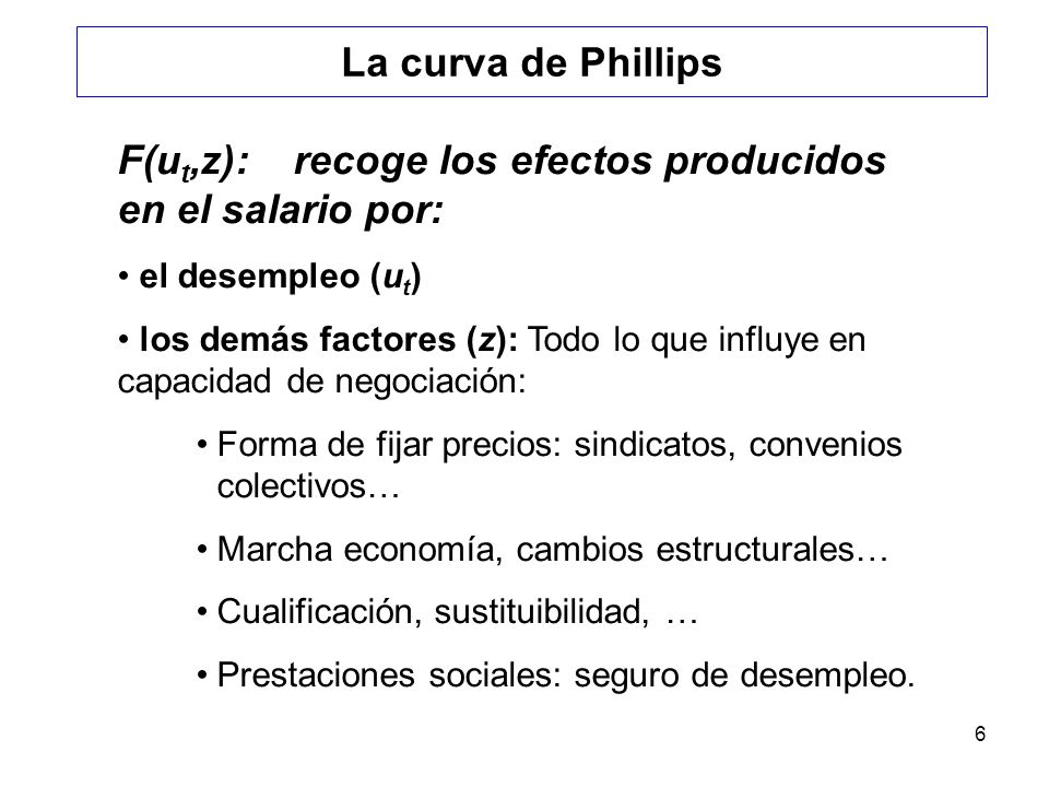 F(ut,z): recoge los efectos producidos en el salario por: