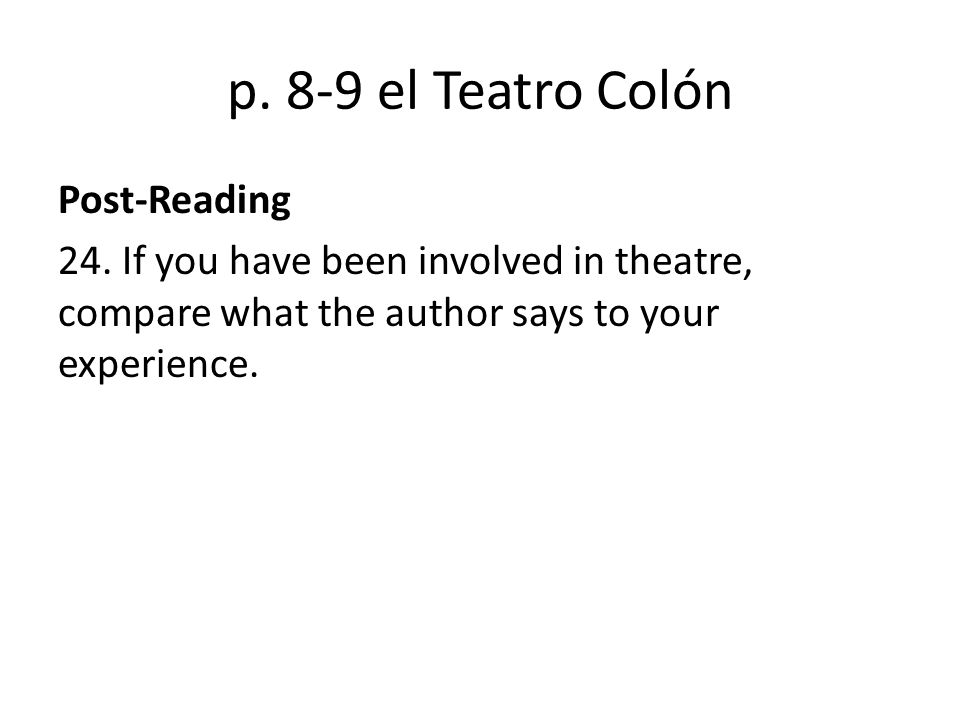 p. 8-9 el Teatro Colón Post-Reading 24.