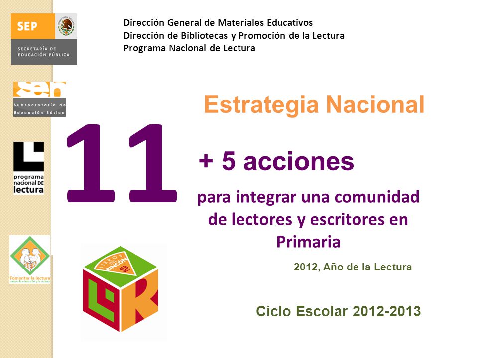 para integrar una comunidad de lectores y escritores en Primaria
