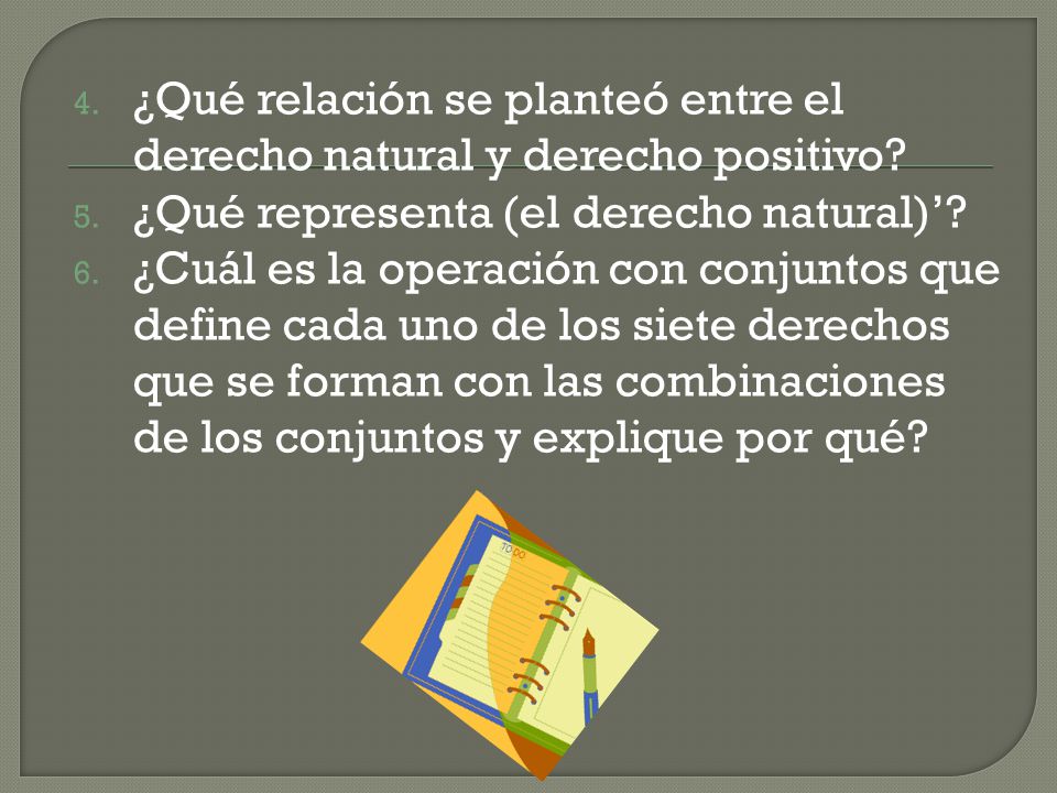 ¿Qué relación se planteó entre el derecho natural y derecho positivo
