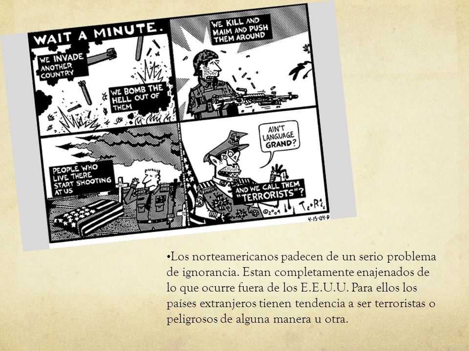 Los norteamericanos padecen de un serio problema de ignorancia