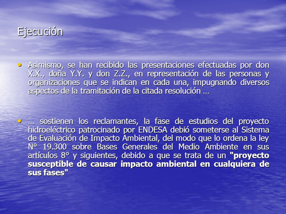 Ejecución