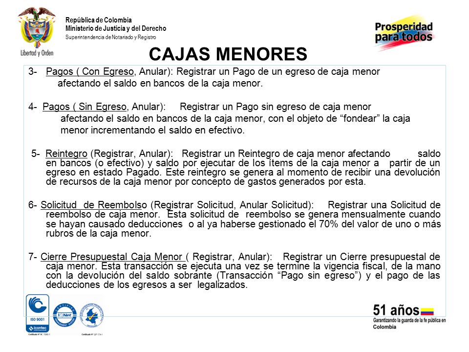 República de Colombia Ministerio de Justicia y del Derecho Superintendencia de Notariado y Registro.