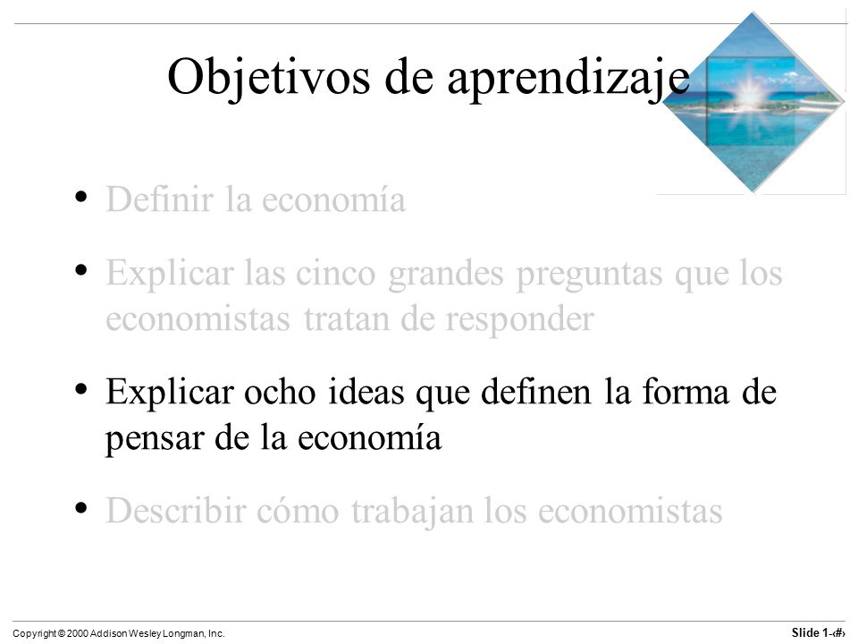 Objetivos de aprendizaje