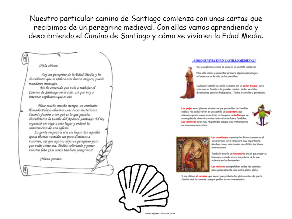 Nuestro particular camino de Santiago comienza con unas cartas que recibimos de un peregrino medieval.
