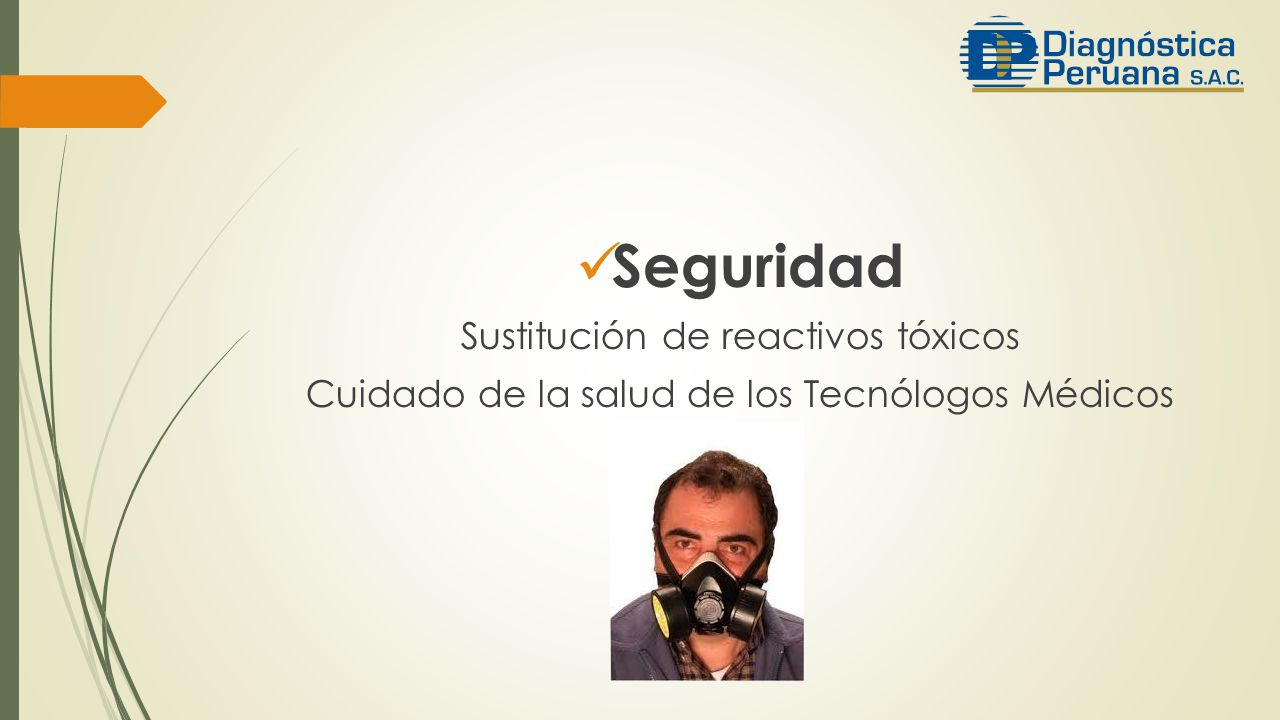 Seguridad Sustitución de reactivos tóxicos