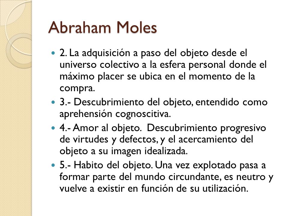 Teoría de los objetos Abraham Moles Andre Ricard Bernad Lobach - ppt  descargar