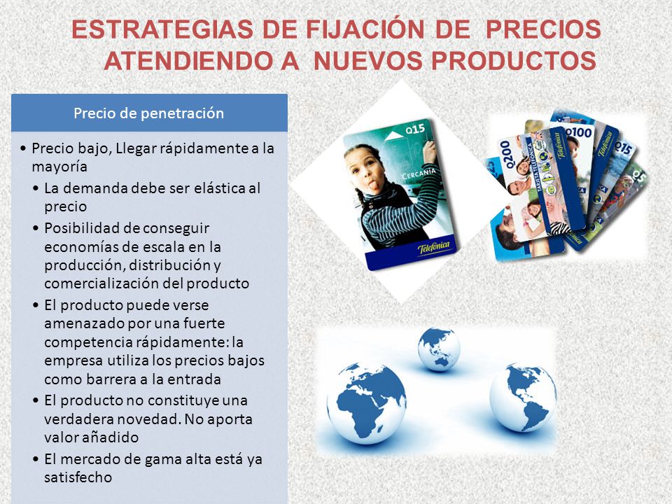 ESTRATEGIAS DE FIJACIÓN DE PRECIOS ATENDIENDO A NUEVOS PRODUCTOS