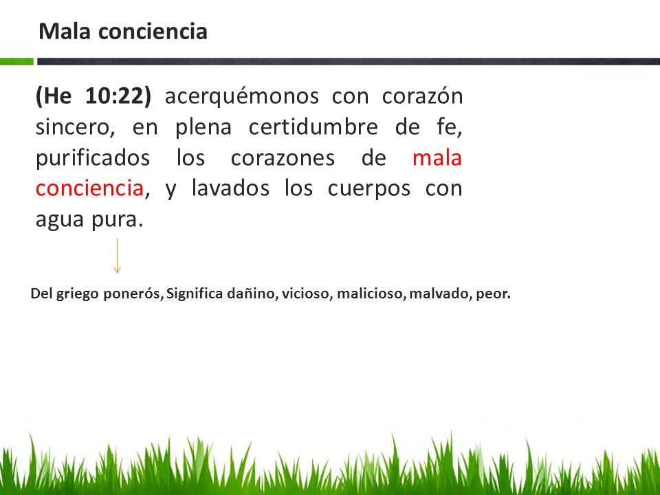 Mala conciencia