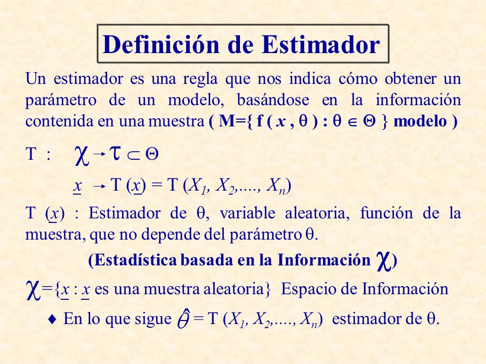 (Estadística basada en la Información )