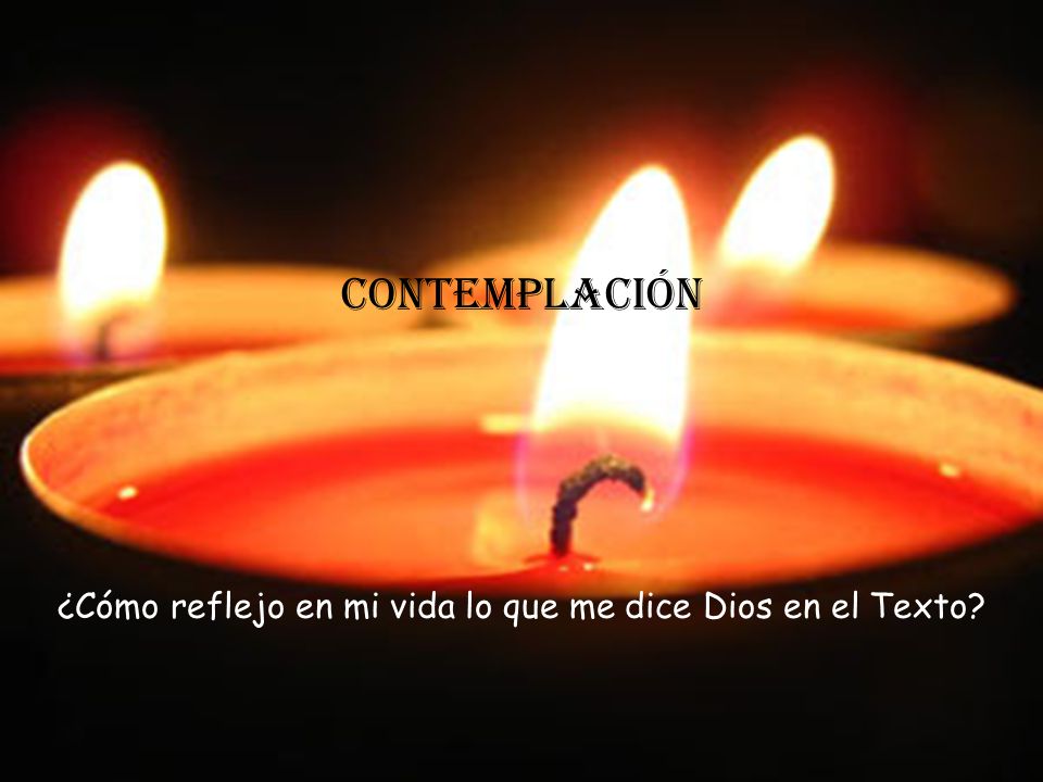 ¿Cómo reflejo en mi vida lo que me dice Dios en el Texto
