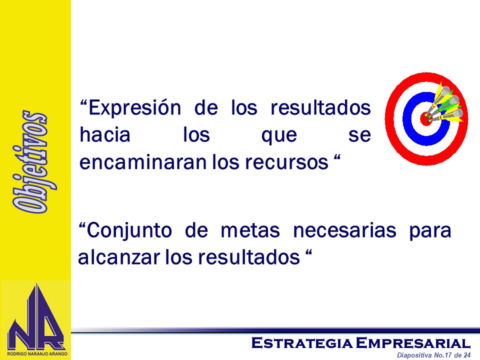 Expresión de los resultados hacia los que se encaminaran los recursos