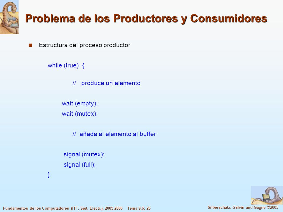 Problema de los Productores y Consumidores