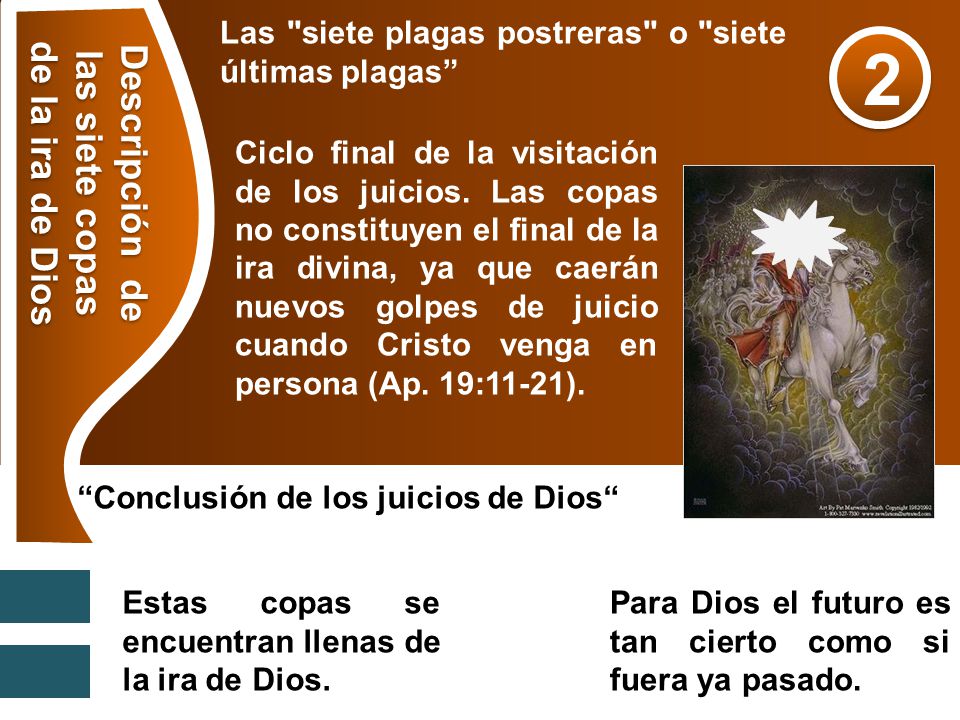 Descripción de las siete copas de la ira de Dios