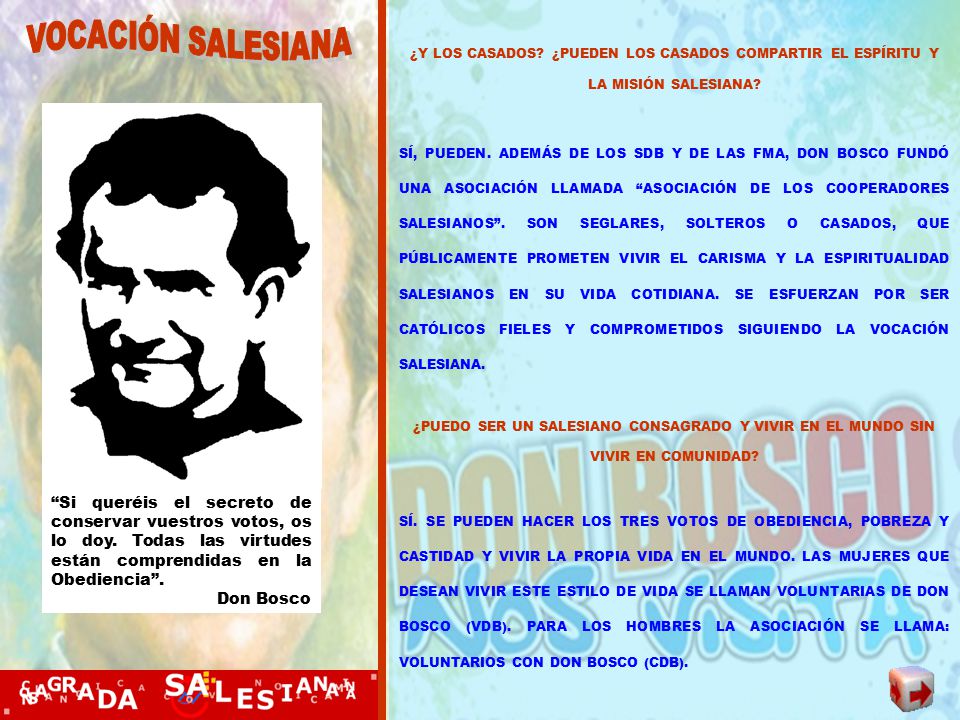 ¿Y LOS CASADOS ¿PUEDEN LOS CASADOS COMPARTIR EL ESPÍRITU Y LA MISIÓN SALESIANA