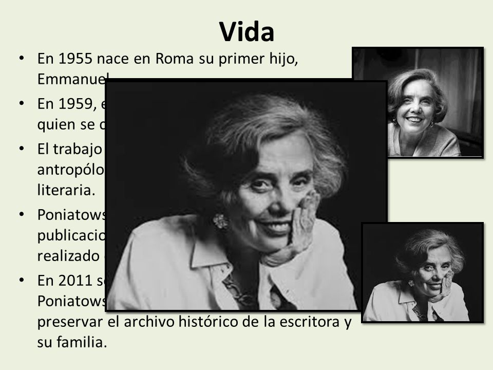 Vida En 1955 nace en Roma su primer hijo, Emmanuel.