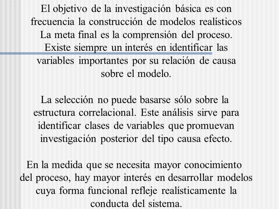 El objetivo de la investigación básica es con