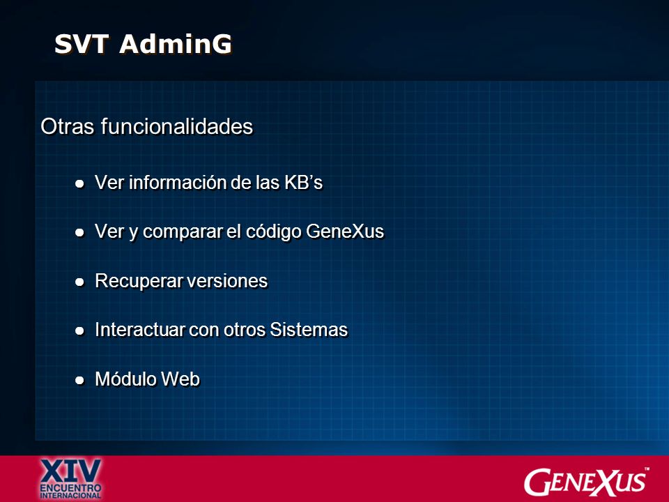 SVT AdminG Otras funcionalidades Ver información de las KB’s