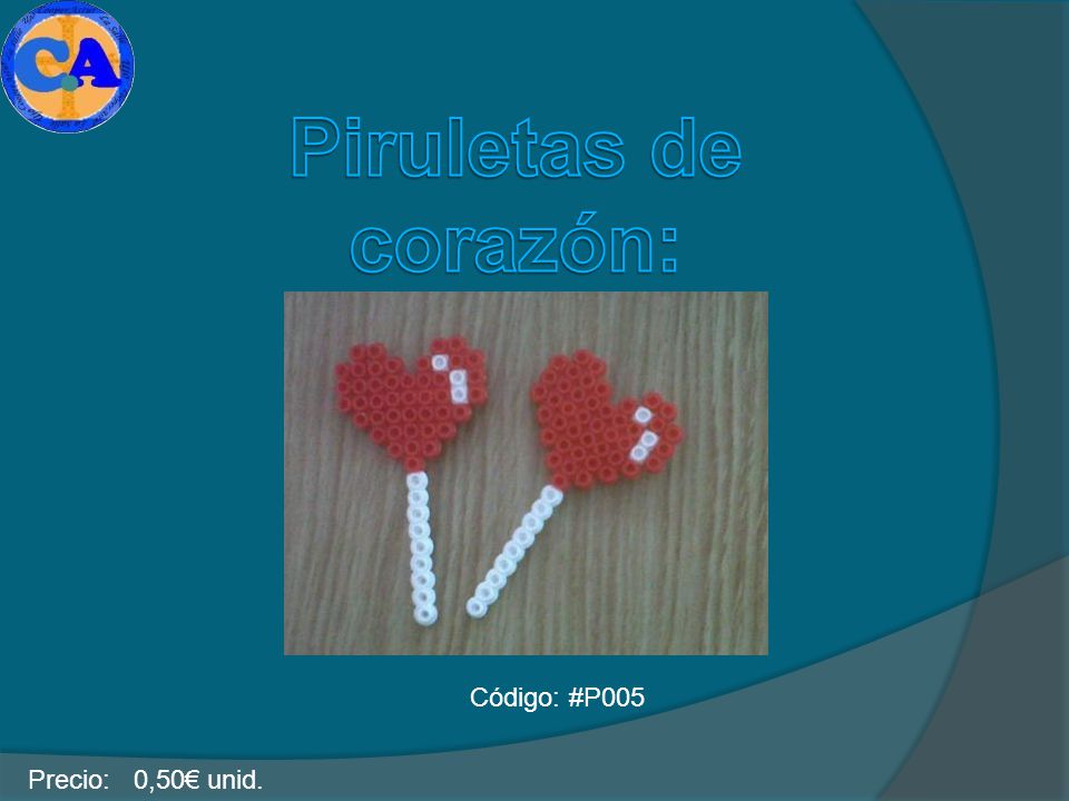 Piruletas de corazón: Código: #P005 Precio: 0,50€ unid.