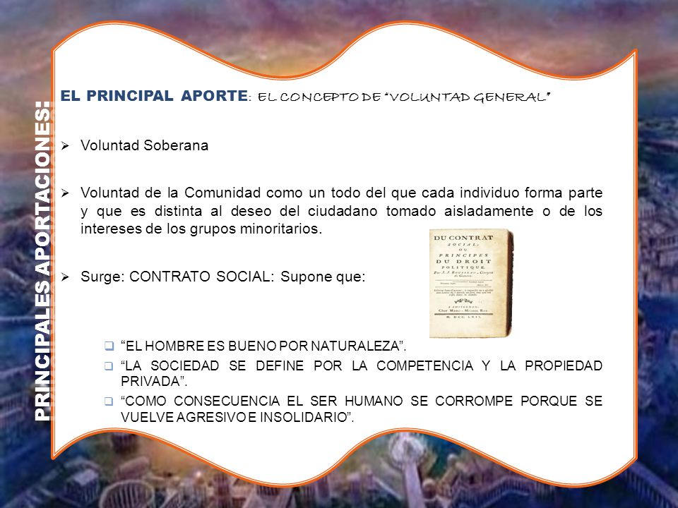 Principales aportaciones: