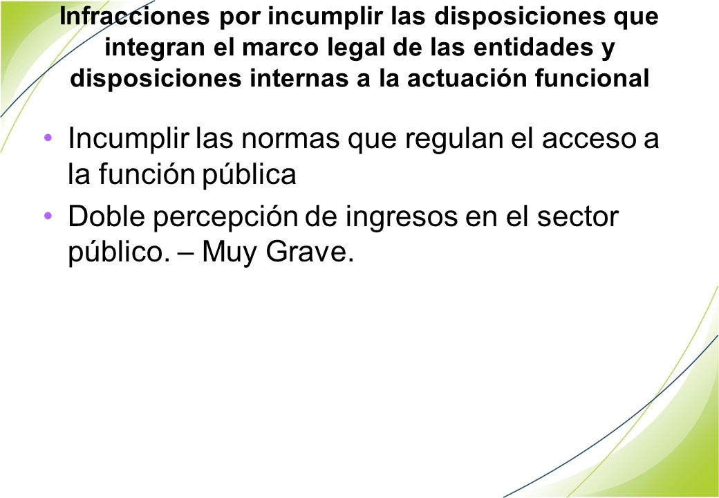 Incumplir las normas que regulan el acceso a la función pública