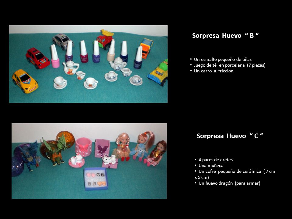 Sorpresa Huevo B Sorpresa Huevo C Un esmalte pequeño de uñas