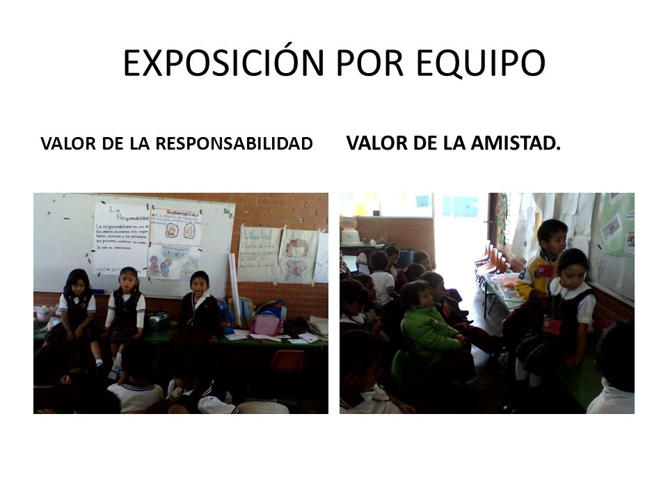 EXPOSICIÓN POR EQUIPO VALOR DE LA RESPONSABILIDAD VALOR DE LA AMISTAD.