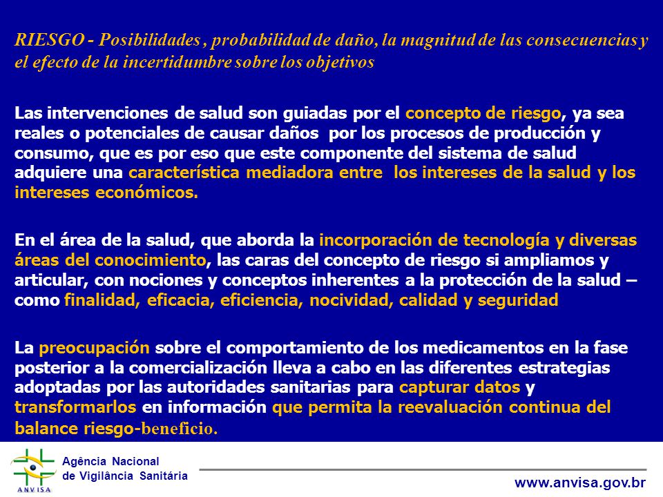 RIESGO - Posibilidades , probabilidad de daño, la magnitud de las consecuencias y el efecto de la incertidumbre sobre los objetivos