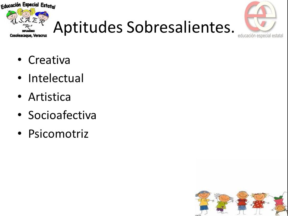 Aptitudes Sobresalientes.