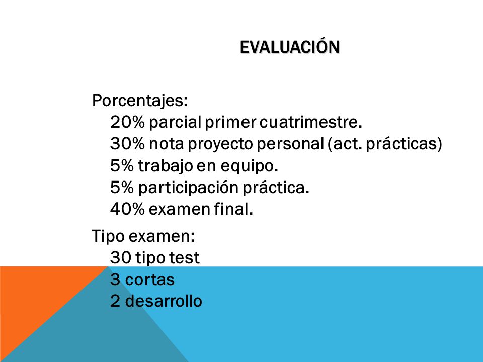 EVALUACIÓN