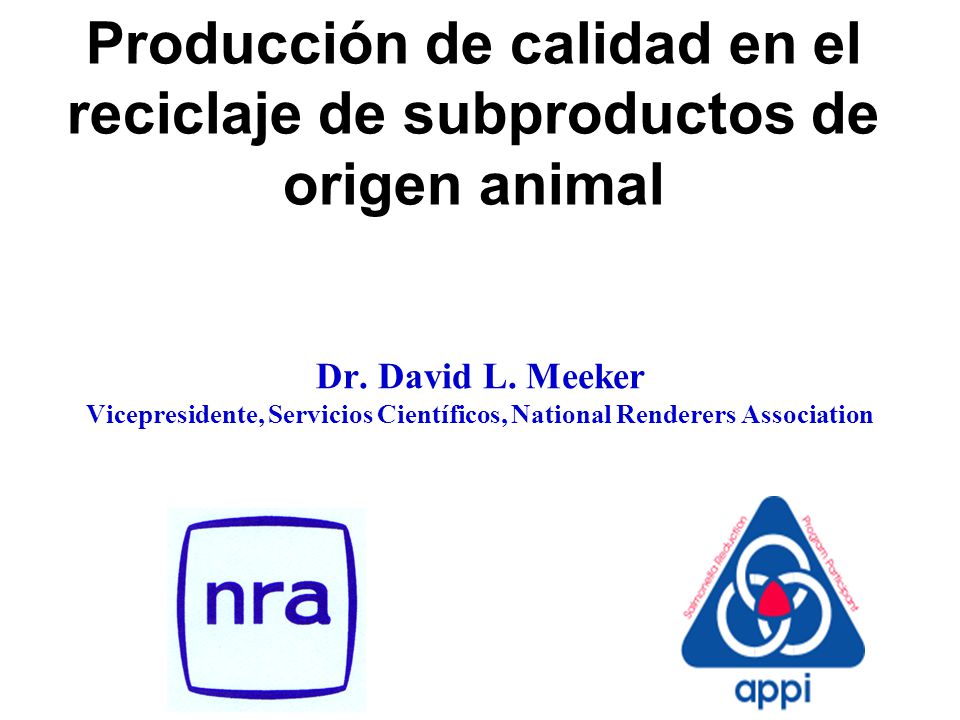Producción de calidad en el reciclaje de subproductos de origen animal