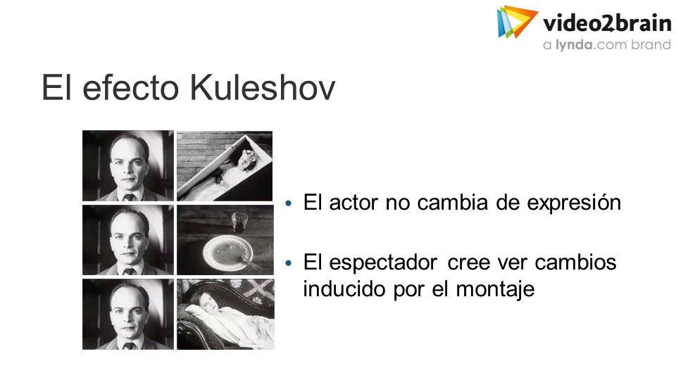 El efecto Kuleshov El actor no cambia de expresión