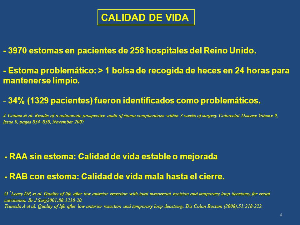 J. Cottam et al. Results of a nationwide prospective audit of stoma complications within 3 weeks of surgery Colorectal Disease Volume 9, Issue 9, pages 834–838, November 2007