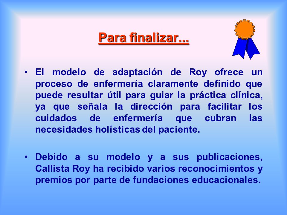 Callista Roy Integrantes Paula Muñoz Ma. Carolina Morales Enfermería. - ppt  video online descargar