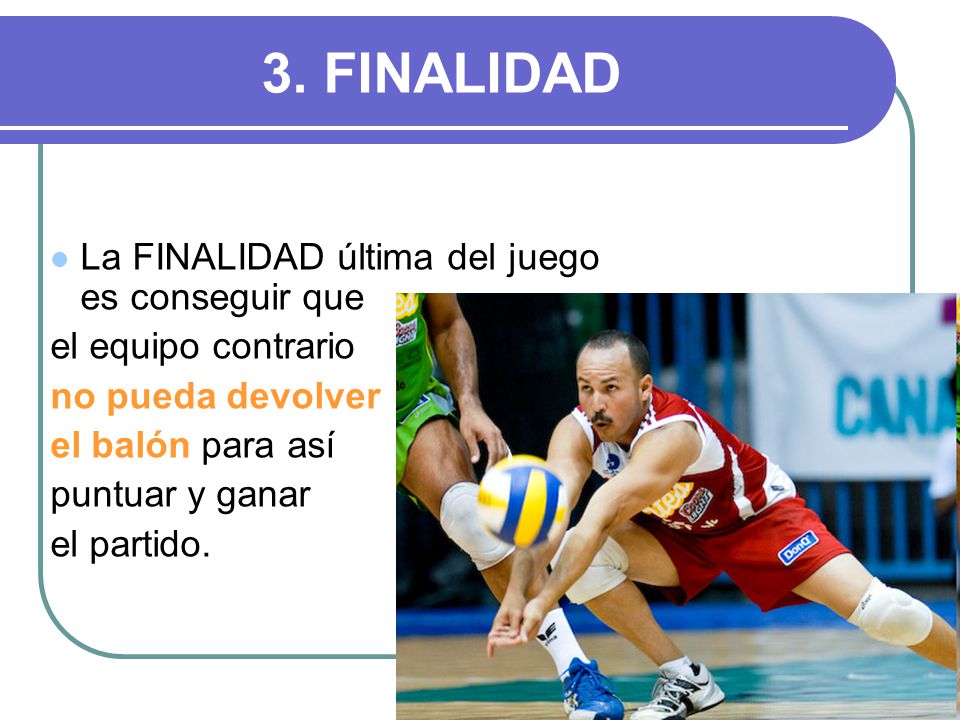 3. FINALIDAD La FINALIDAD última del juego es conseguir que