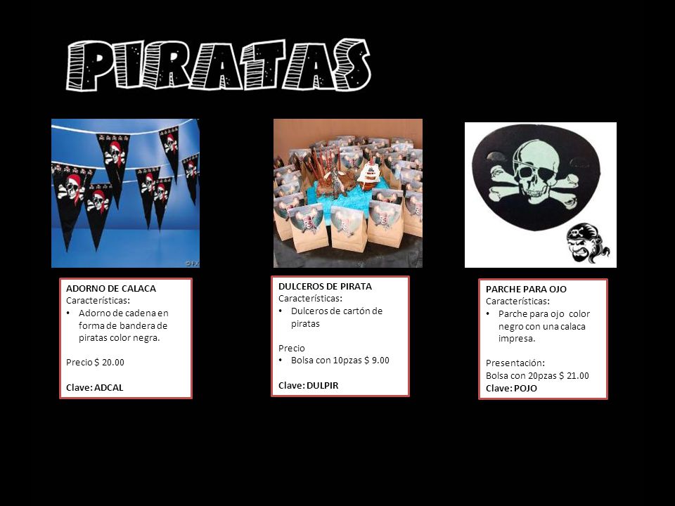 ADORNO DE CALACA Características: Adorno de cadena en forma de bandera de piratas color negra. Precio $