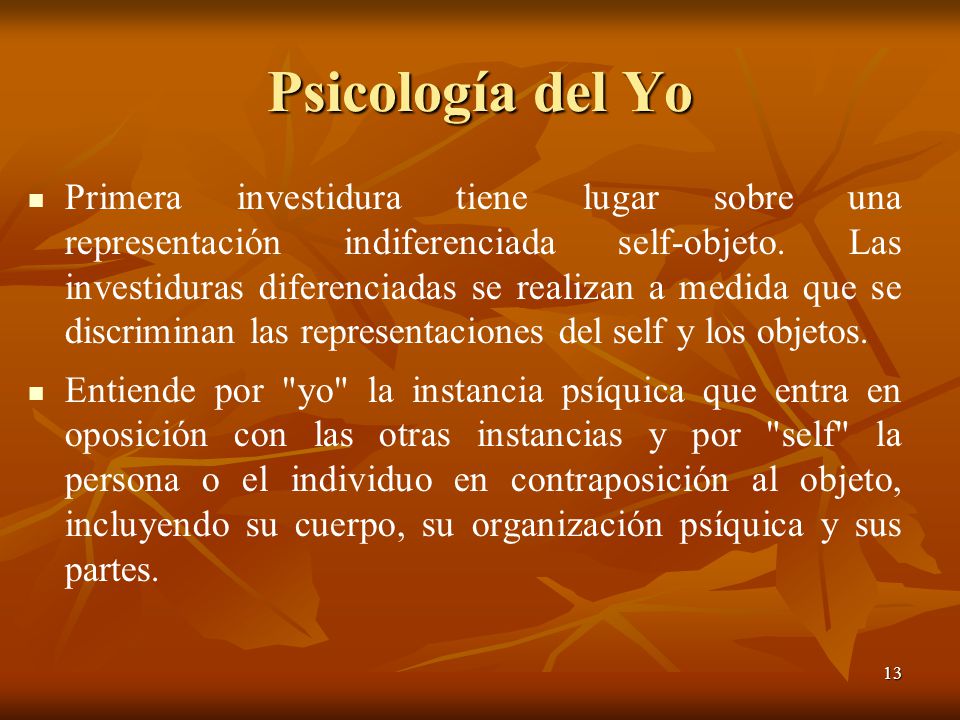 Psicología del Yo