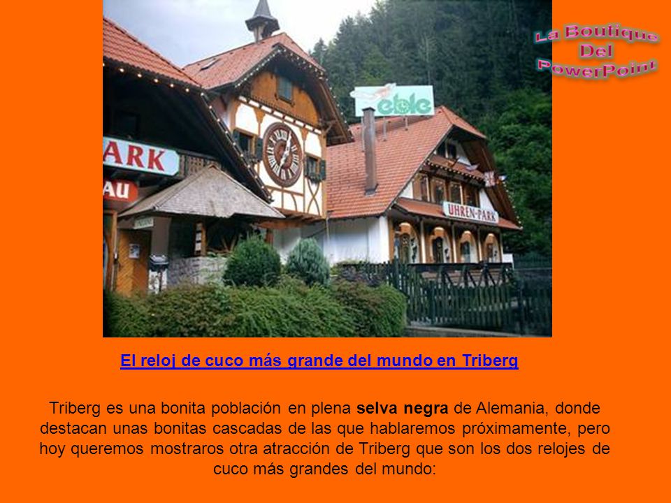 El reloj de cuco más grande del mundo en Triberg