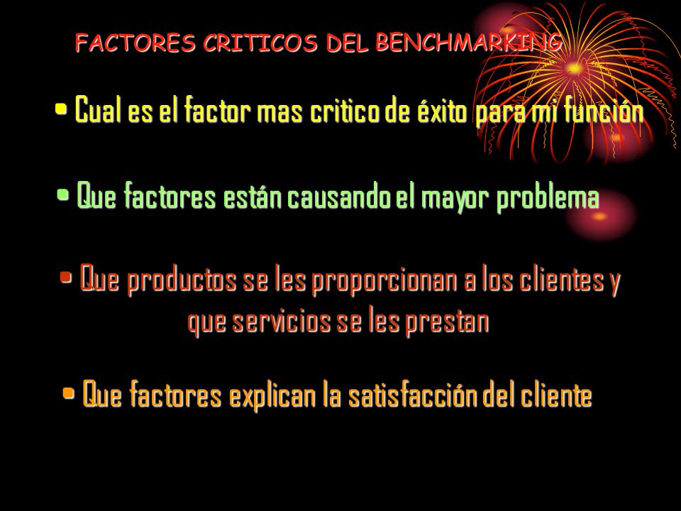 Cual es el factor mas critico de éxito para mi función