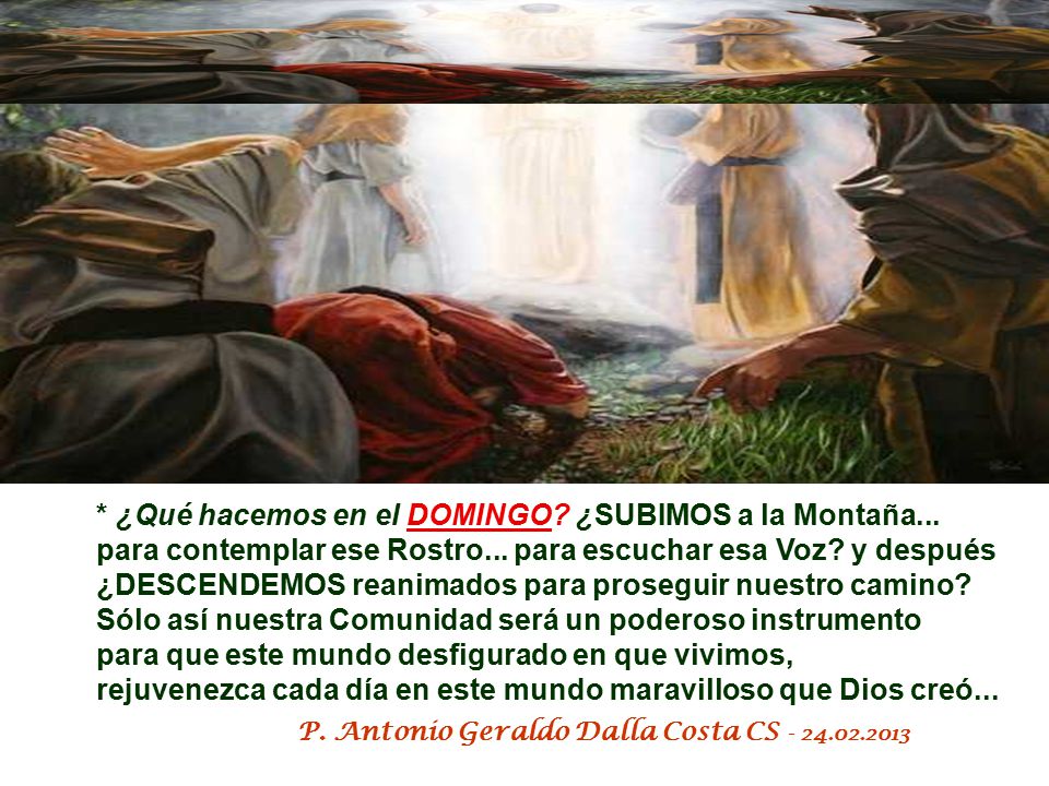 * ¿Qué hacemos en el DOMINGO ¿SUBIMOS a la Montaña...