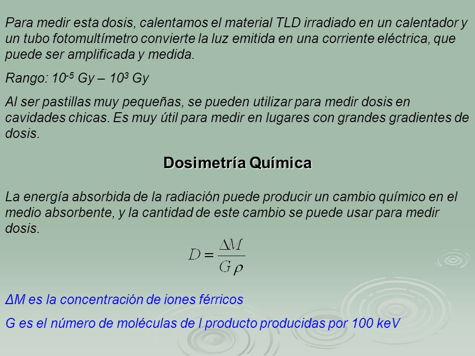 Para medir esta dosis, calentamos el material TLD irradiado en un calentador y un tubo fotomultímetro convierte la luz emitida en una corriente eléctrica, que puede ser amplificada y medida.