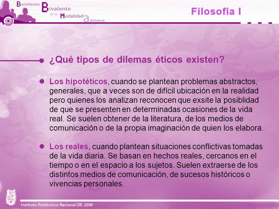 ¿Qué tipos de dilemas éticos existen