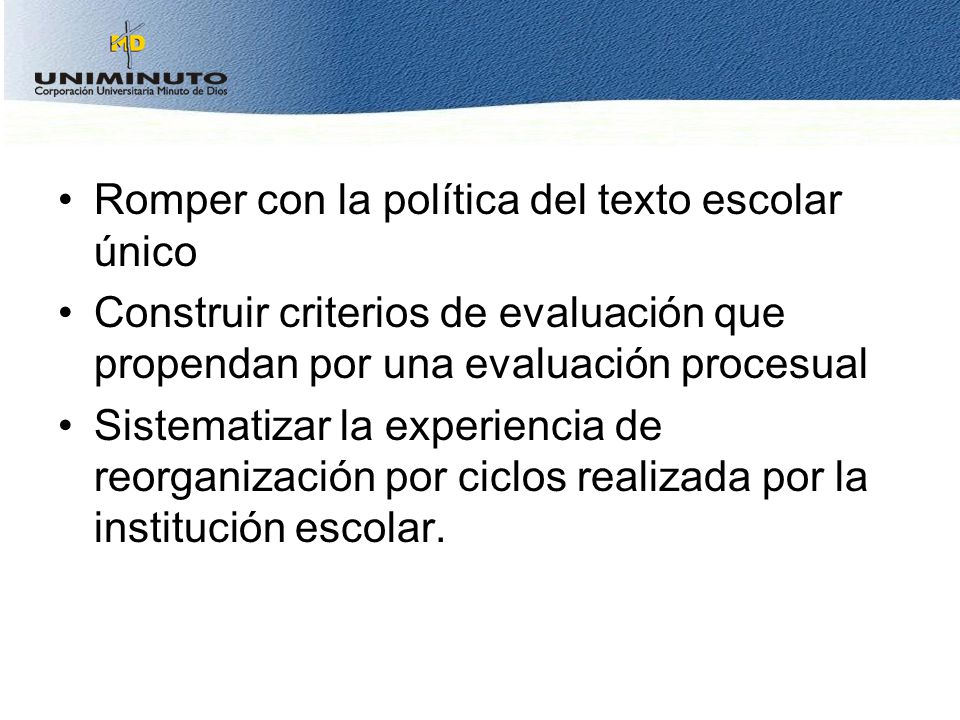 Romper con la política del texto escolar único