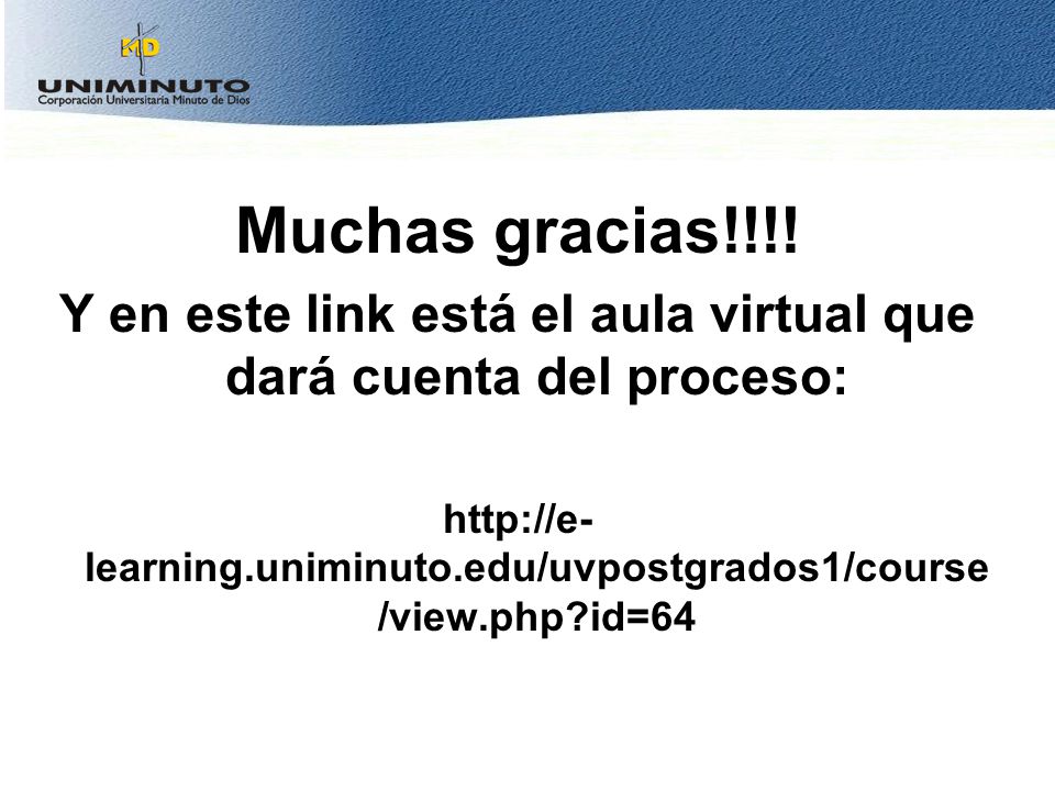 Y en este link está el aula virtual que dará cuenta del proceso: