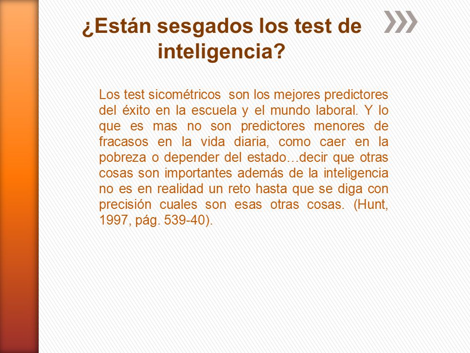 ¿Están sesgados los test de inteligencia