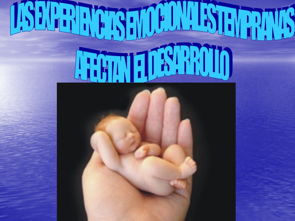 LAS EXPERIENCIAS EMOCIONALES TEMPRANAS