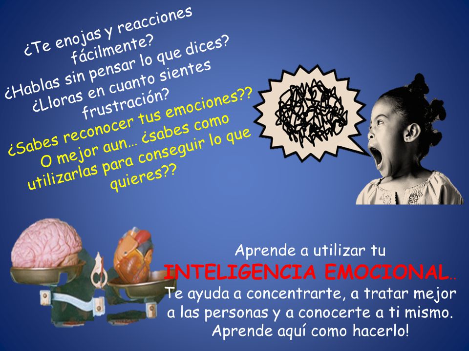 ¿Te enojas y reacciones fácilmente ¿Hablas sin pensar lo que dices