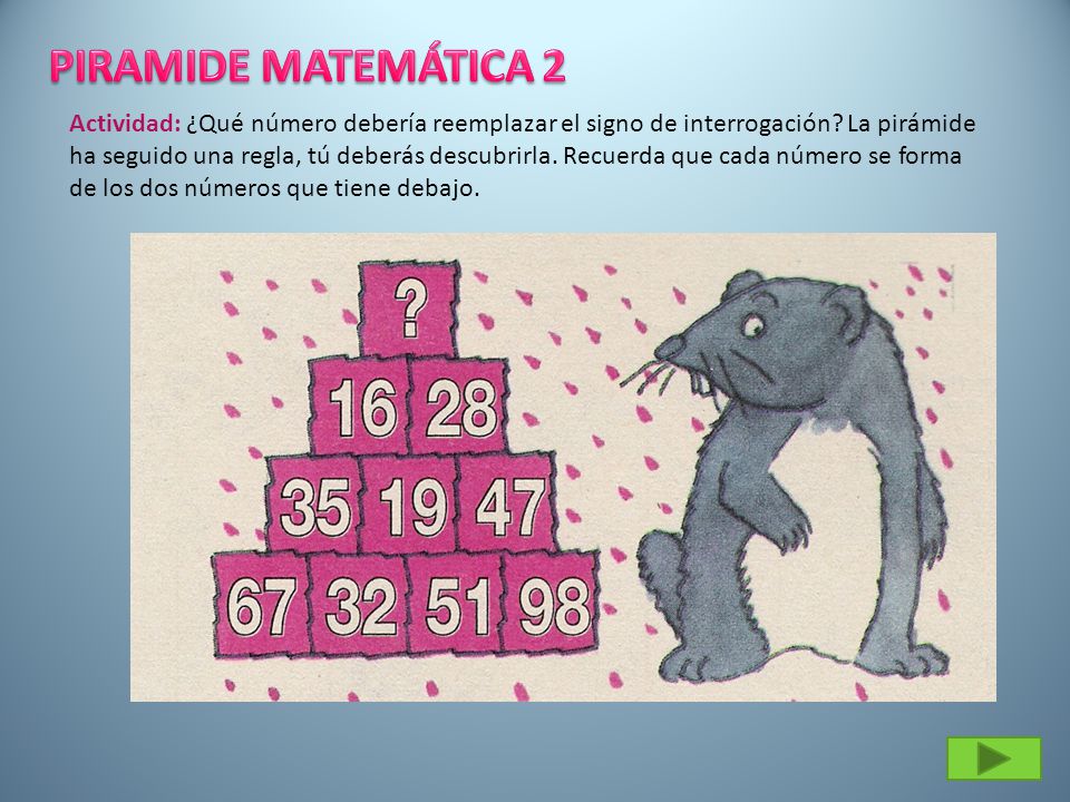 PIRAMIDE MATEMÁTICA 2